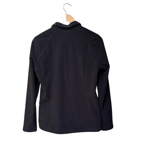 The North Face Black Fleece Lined Zip Front Long Sleeve Jacket Sz M - Picture 4 of 10